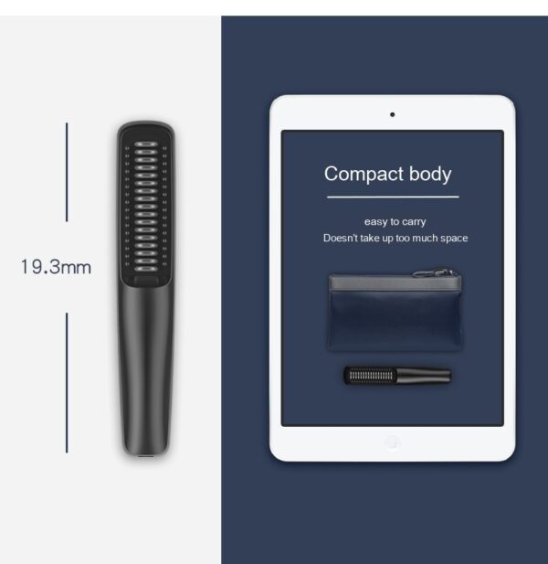 Cepillo alisador inalámbrico con carga USB y tecnología iónica – ideal para alisar o rizar el cabello - Imagen 10